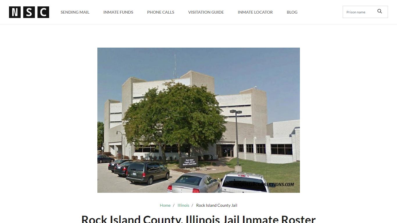 Rock Island County, Illinois Jail Inmate List